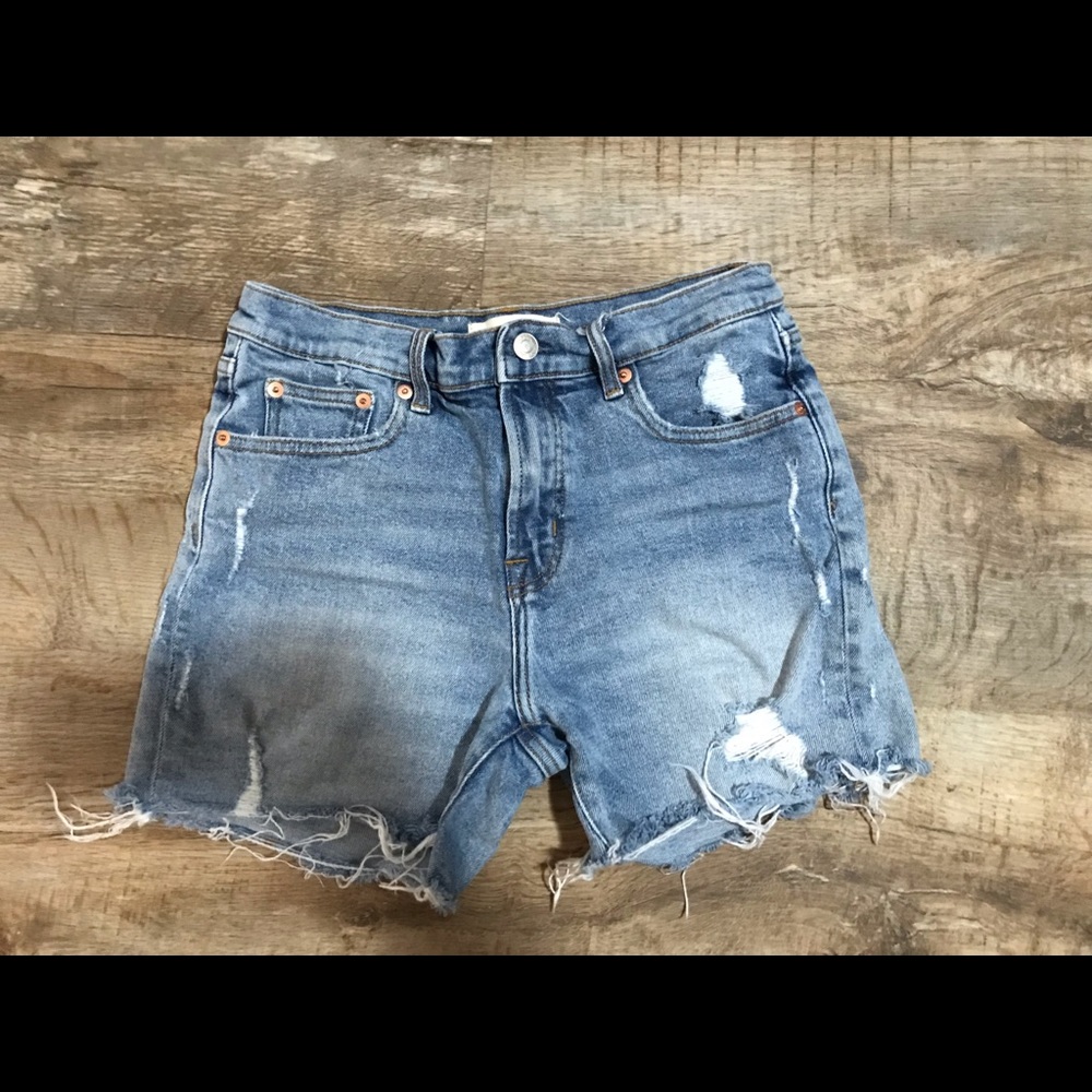 Gap High Rise Jean Shorts